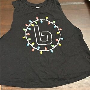 Burn boot camp holiday cropped tank